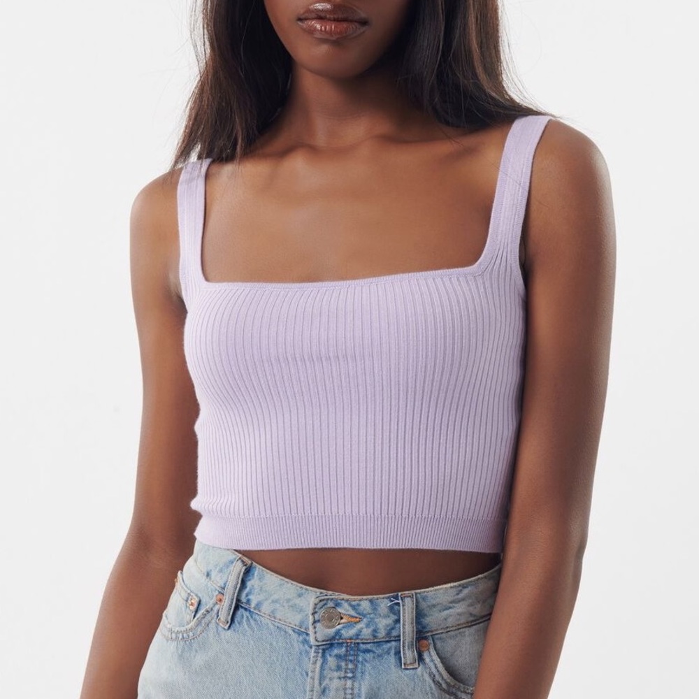 garage Alicia sweater tank top in purple